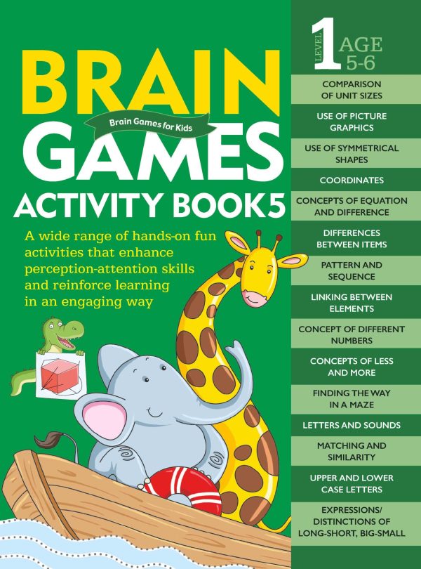 Brain Games for Kids : Brain Games Activity Book Level 1 : Book-5