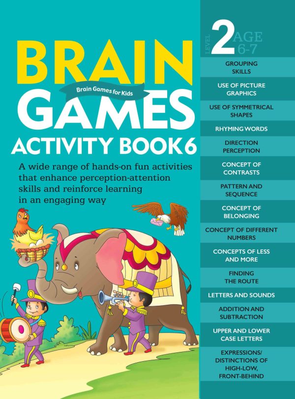 Brain Games for Kids : Brain Games Activity Book Level 2 : Book-6