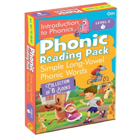 All Set to Read: Phonic Reading Pack Level 2: Simple Long Vowel Phonic Words for Children | Children’s Book on Phonics | Build Strong Reading Skills