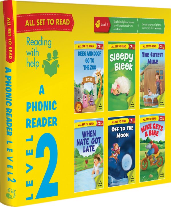 All set to Read A Phonics Reader A Phonics Reader Level 2 Box