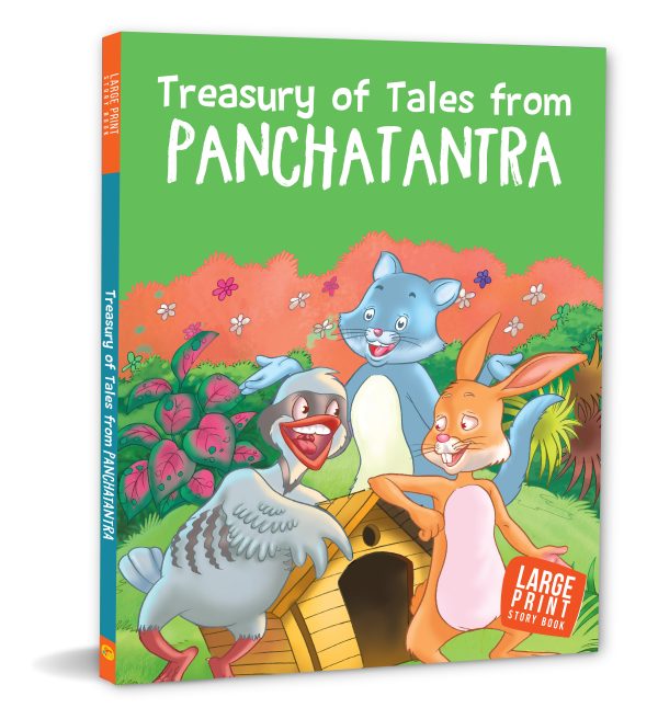 Story Book: Treasury of Tales from Panchatantra - Large Print Story book