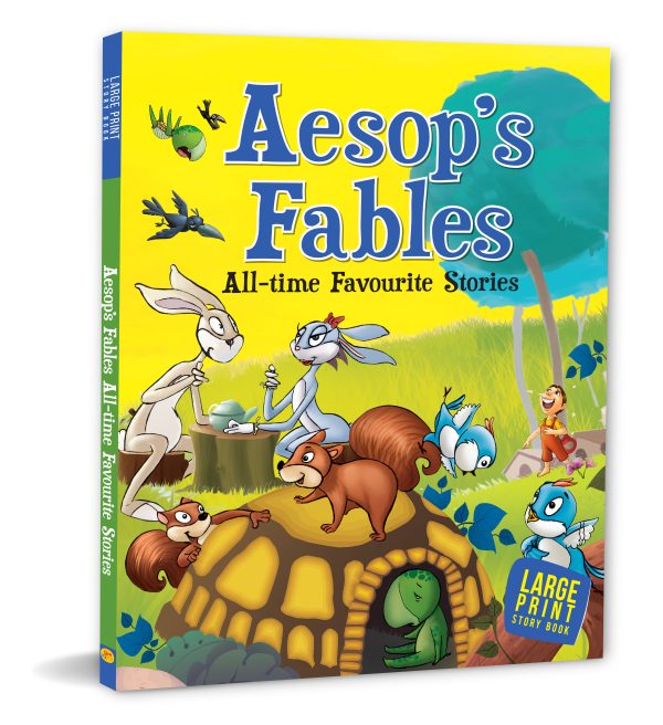 Story Book: Aesop's Fables - All-time Favourite Stories - Large Print Story Book