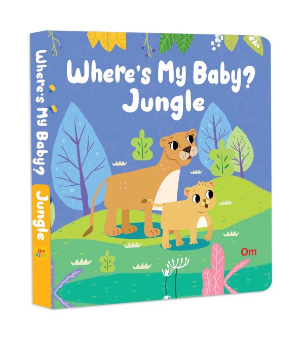 Board Book: Where's My Baby? Jungle - Illustrated Story books for Kids