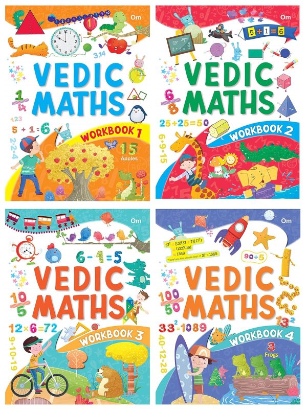 VEDIC MATH WORKBOOK (SET OF 4 BOOKS)