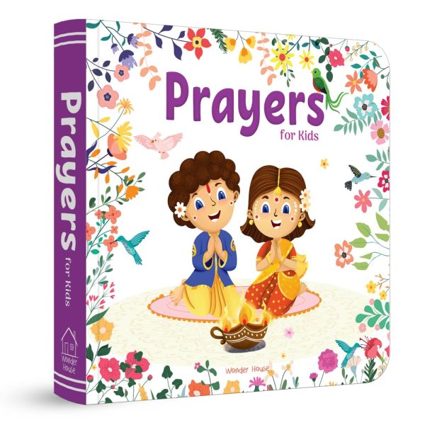 Prayers for Kids: Illustrated Prayer Book for Children, Prayers in Three Languages for Easy Understa