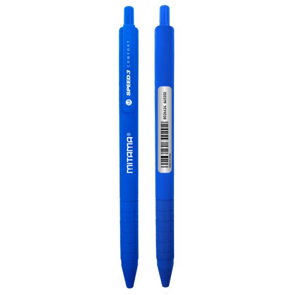 Mitama SPEED 3 Comfort Semi Gel Ink Ballpoint Pen Tip 1.0mm Blue - 1 Pc_64020