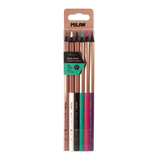 Milan Pencils Thick Lead Copper