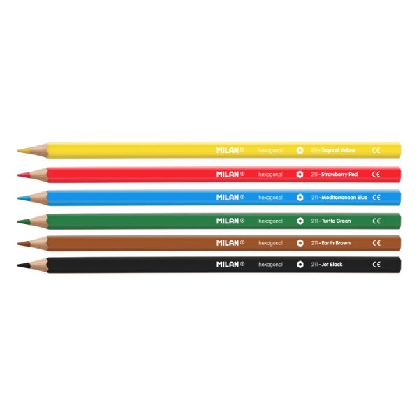 MILAN_Hexagonal Coloured Pencils (Code_07221106)