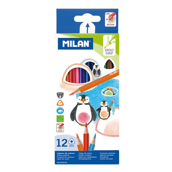 Milan Triangular Bicoloured Pencils