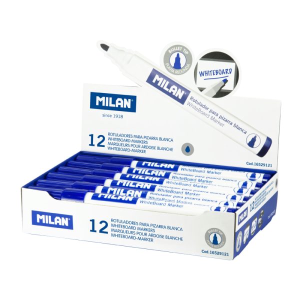 Milan Blue White Board Marker