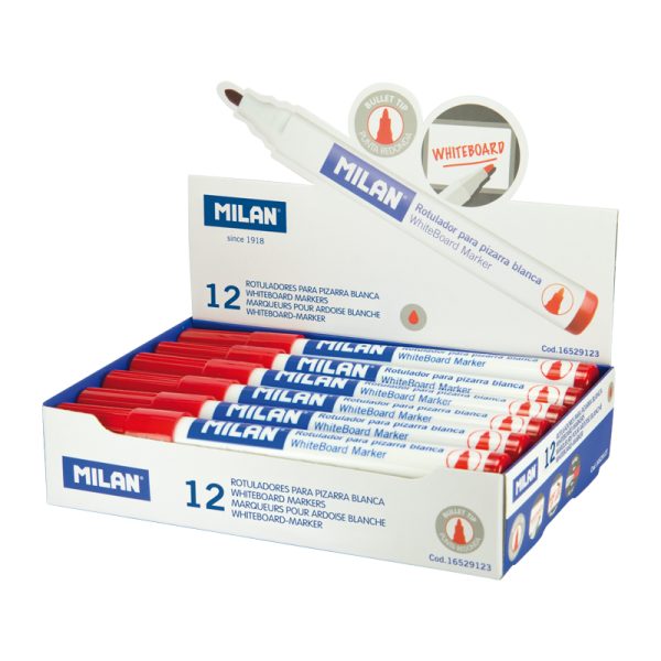 Milan Red Whiteboard Marker