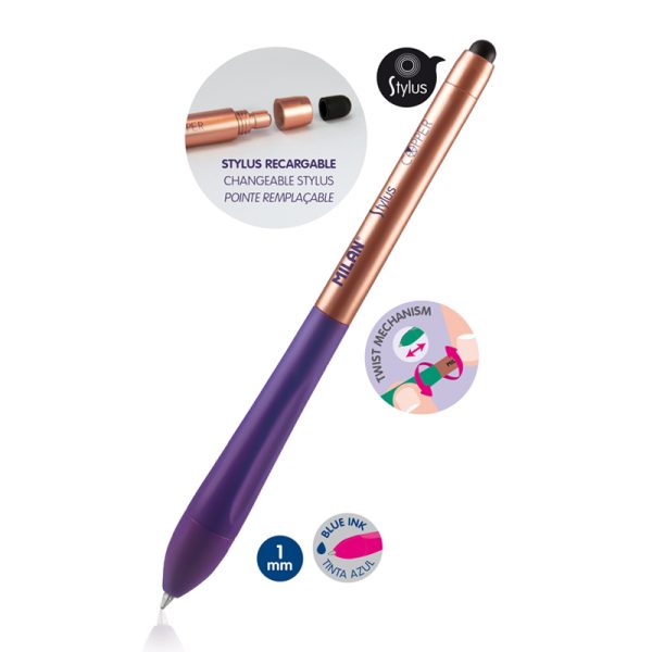 Milan Stylus Copper Ball Pen