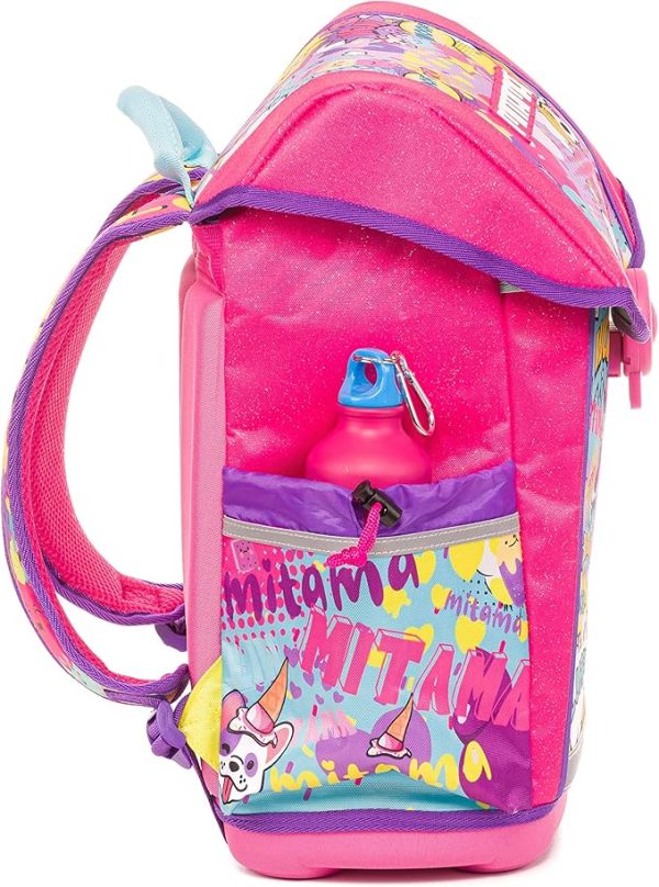 Mitama - Upside Girl ICE CREAM Backpack, Elementary School, Ergonomic, Super Organized, Waterproof, Padded Back, 24 liters