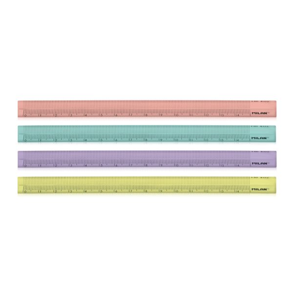 MILAN_Display Box 60 Triangular Rulers 15 Cm, New Look Series  (Code_351260LK2)