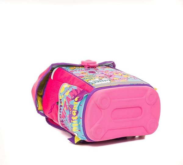 Mitama - Upside Girl ICE CREAM Backpack, Elementary School, Ergonomic, Super Organized, Waterproof, Padded Back, 24 liters