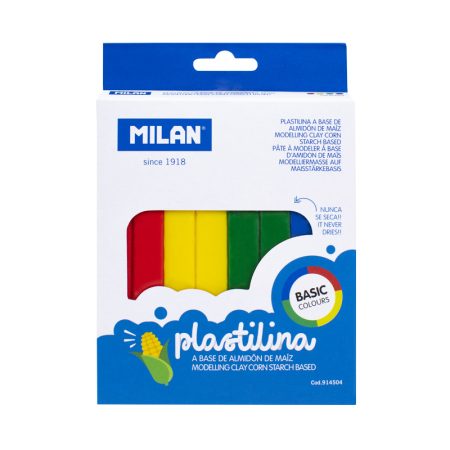 Milan Blister Pack Colored Modeling Clay Bars