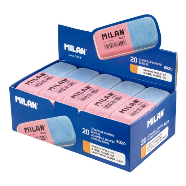 Milan Natural Erasers/Rubber