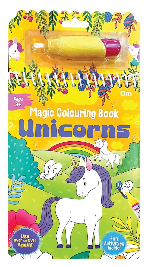 Magic Colouring Book Unicorns