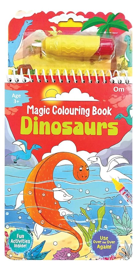 Magic Colouring Book Dinosaurs