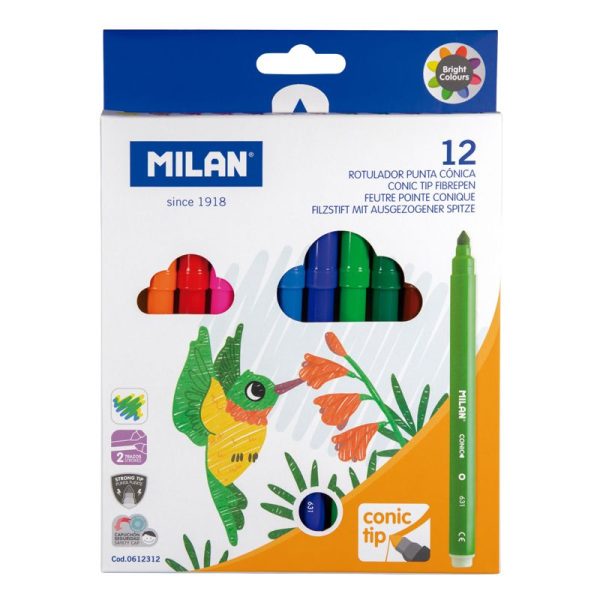 Milan_Cone-Tipped Water-Based Fibrepens 1 Pcs.
