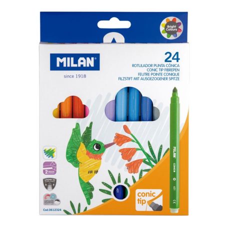 Milan_Cone-Tipped Water-Based Fibrepens 1 Pcs.