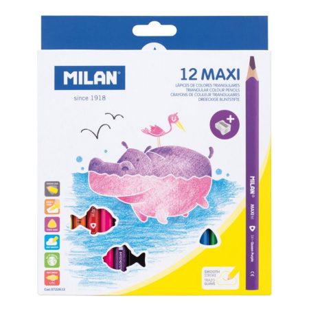 Milan_Maxi Triangular Coloured Pencils 1 Pcs.