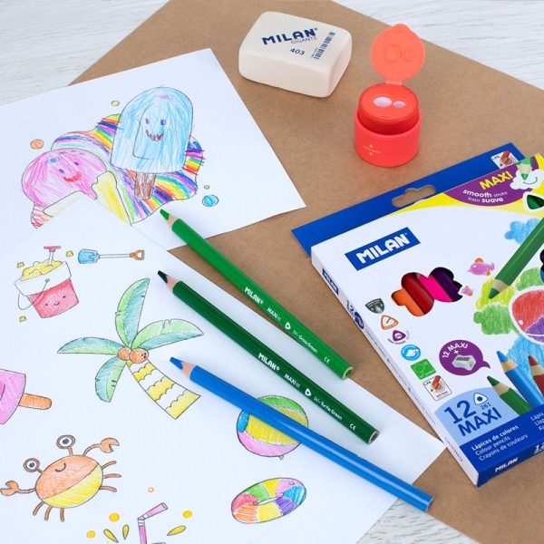 Milan_Maxi Triangular Coloured Pencils 1 Pcs.
