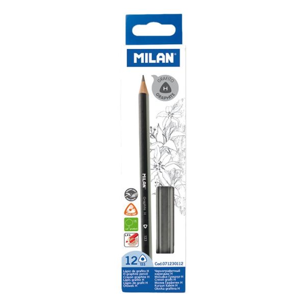 Milan_Triangular H Graphite Pencils
