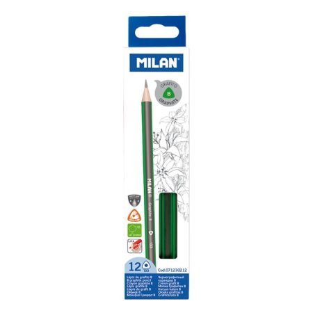 Milan_Triangular B Graphite Pencils