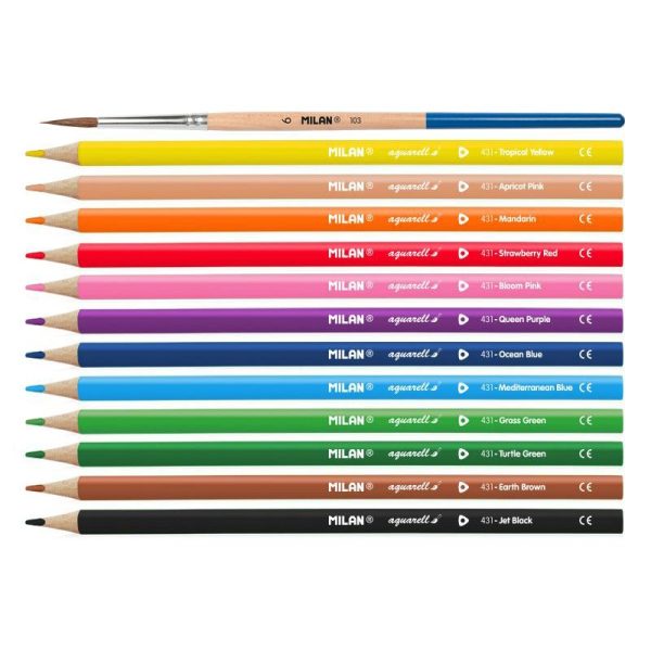 Milan_Water Soluble Coloured Pencils 1 Pcs.