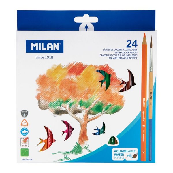 Milan_Water Soluble Coloured Pencils 1 Pcs.