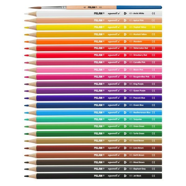 Milan_Water Soluble Coloured Pencils 1 Pcs.