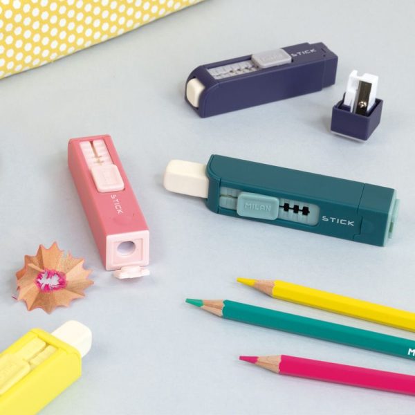 Stick Eraser with Pencil Sharpener