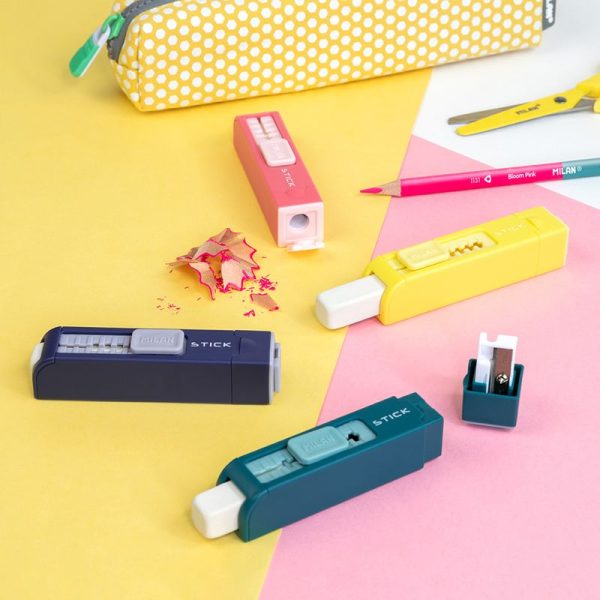 Stick Eraser with Pencil Sharpener
