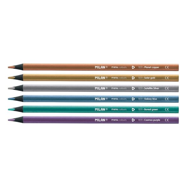 Milan_Black Wood Metal Pencils 1 Pcs.