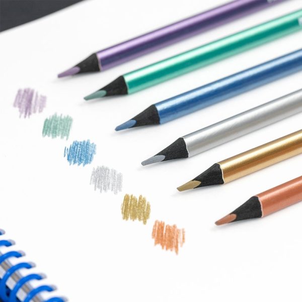 Milan_Black Wood Metal Pencils 1 Pcs.