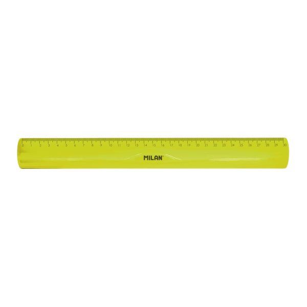 Milan_PolyBag 30Cm Yellow Ruler 1 Pcs.