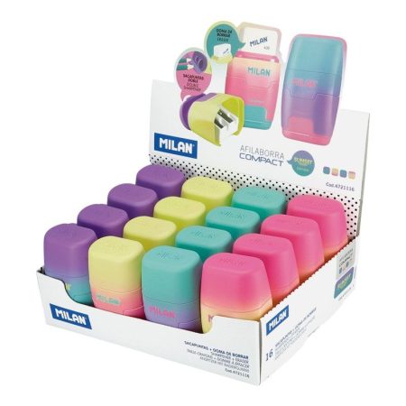 Milan_Eraser with Pencil Sharpener