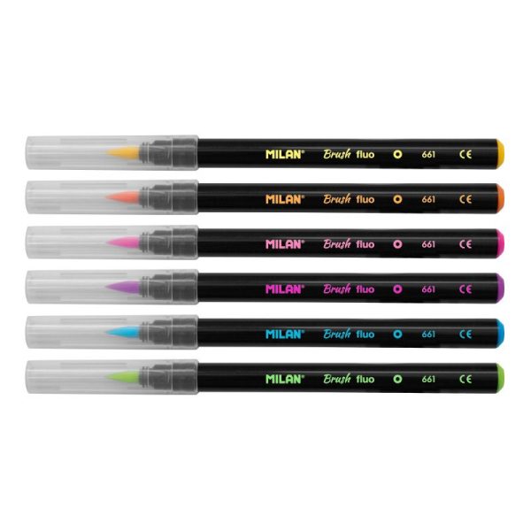 Milan_Brush-Tipped Fibrepen Fluo 1 Pcs.
