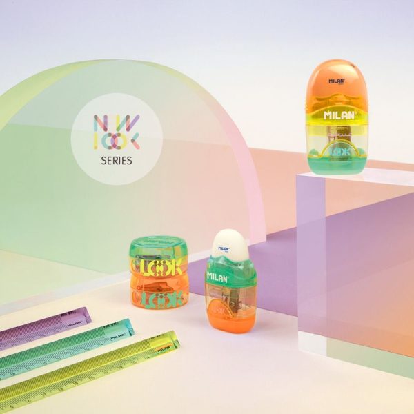 Capsule Pencil Sharpener with Eraser
