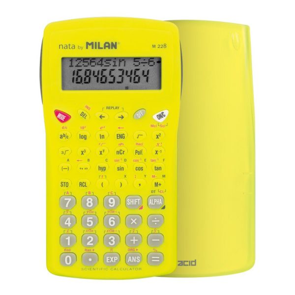 Milan_Blister 228 Func.Scientific Calcu. Yellow 1 Pcs.