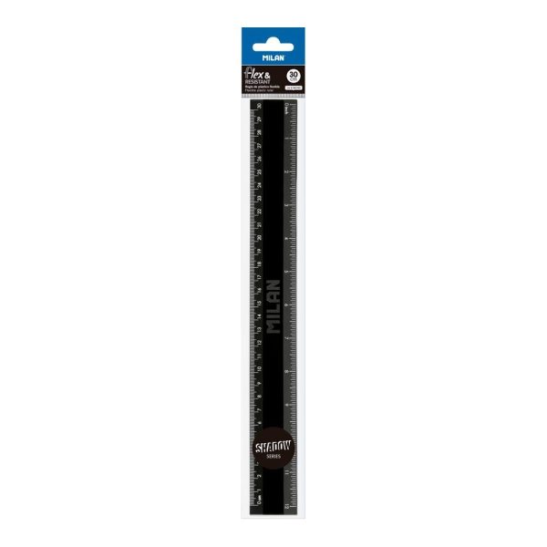 Milan_PolyBag Ruler 30Cm-12" Shadow 1 Pcs.
