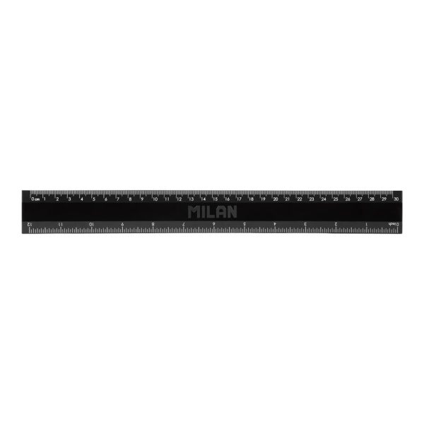 Milan_PolyBag Ruler 30Cm-12" Shadow 1 Pcs.