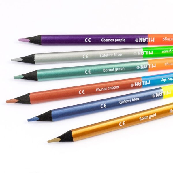 Milan_Bicolour Pencils Fluo-Metal 1 Pcs.