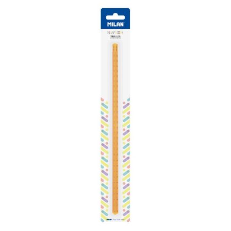 Milan_Blister 30Cm Triangular Ruler, Orange 1 Pcs.
