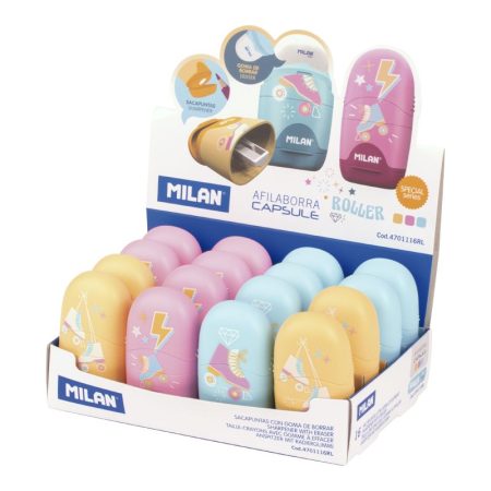 Capsule Eraser with Pencil Sharpner