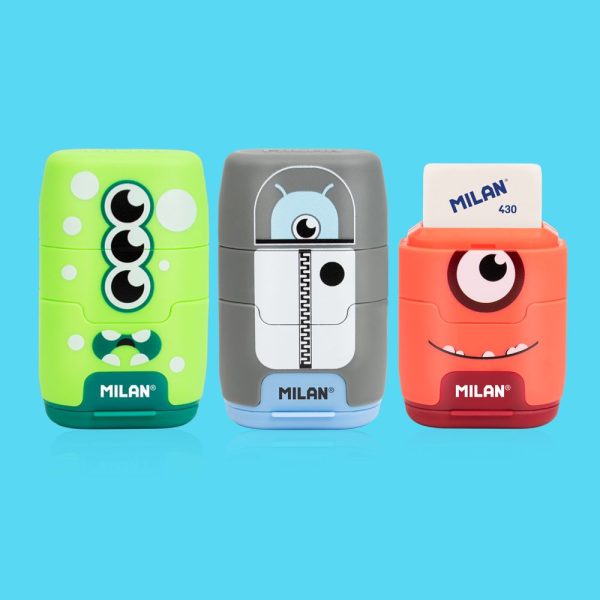 Milan_Eraser with Pencil Sharpener,