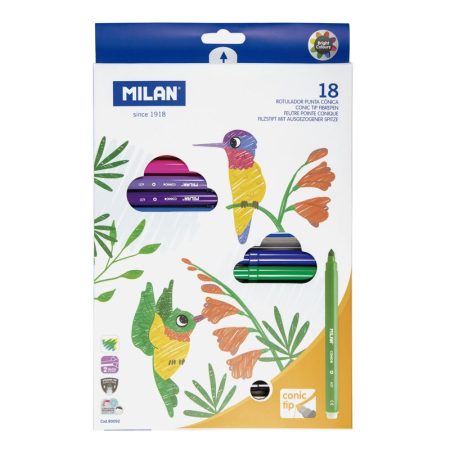 Milan_Cone-Tipped Water-Based Fibrepens 1 Pcs.
