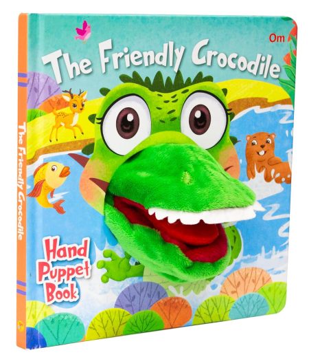 Friendly Crocodile Hand Puppet Book for Children