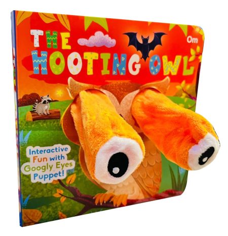 Hooting Owl Googly Eyes Finger Puppet Book for Children